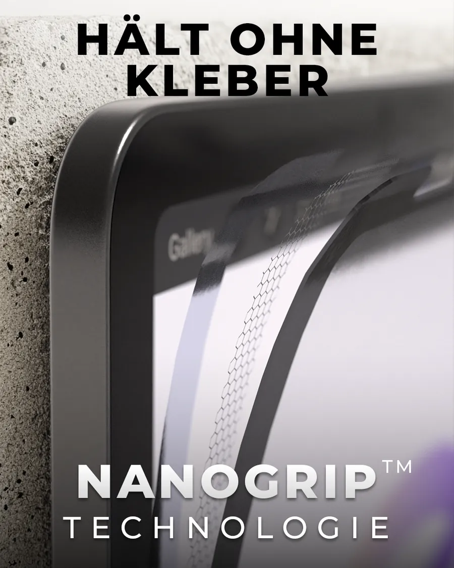 PaperX Pro holds without glue thanks to NanoGrip